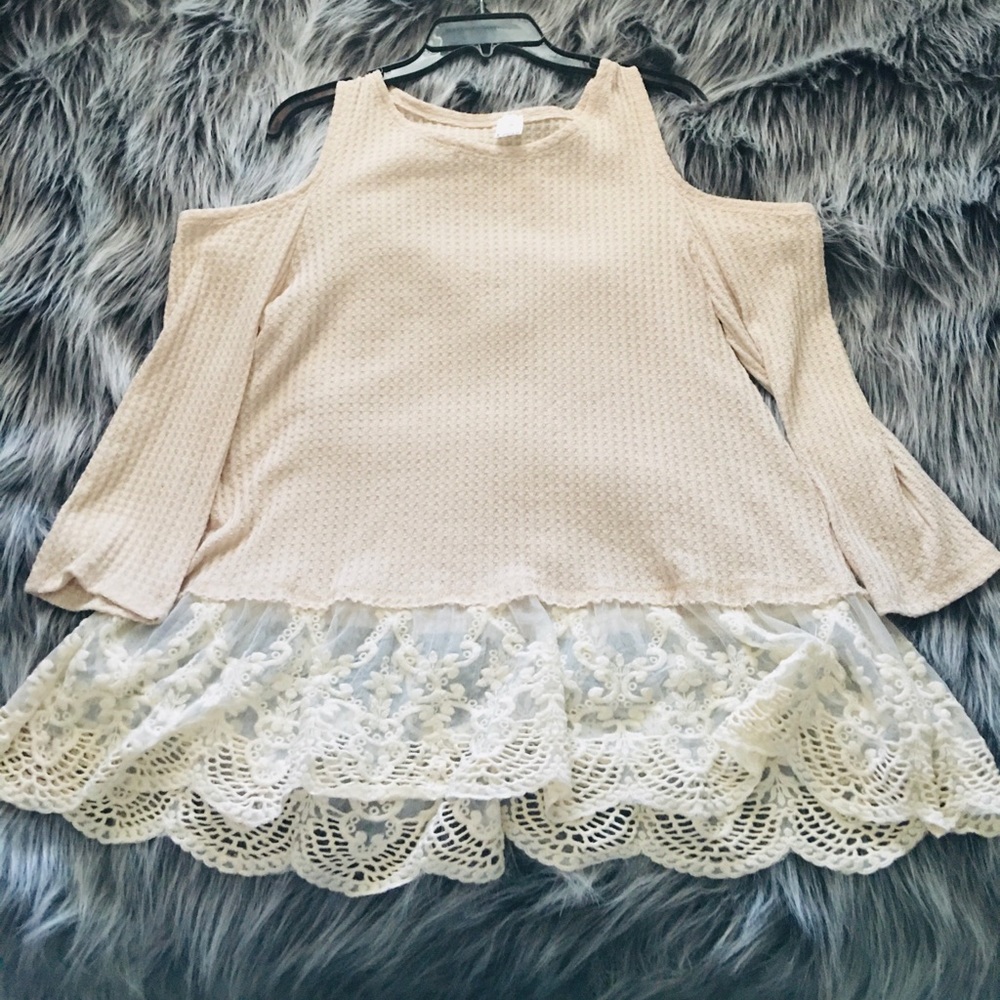 I Joah Cream Blouse